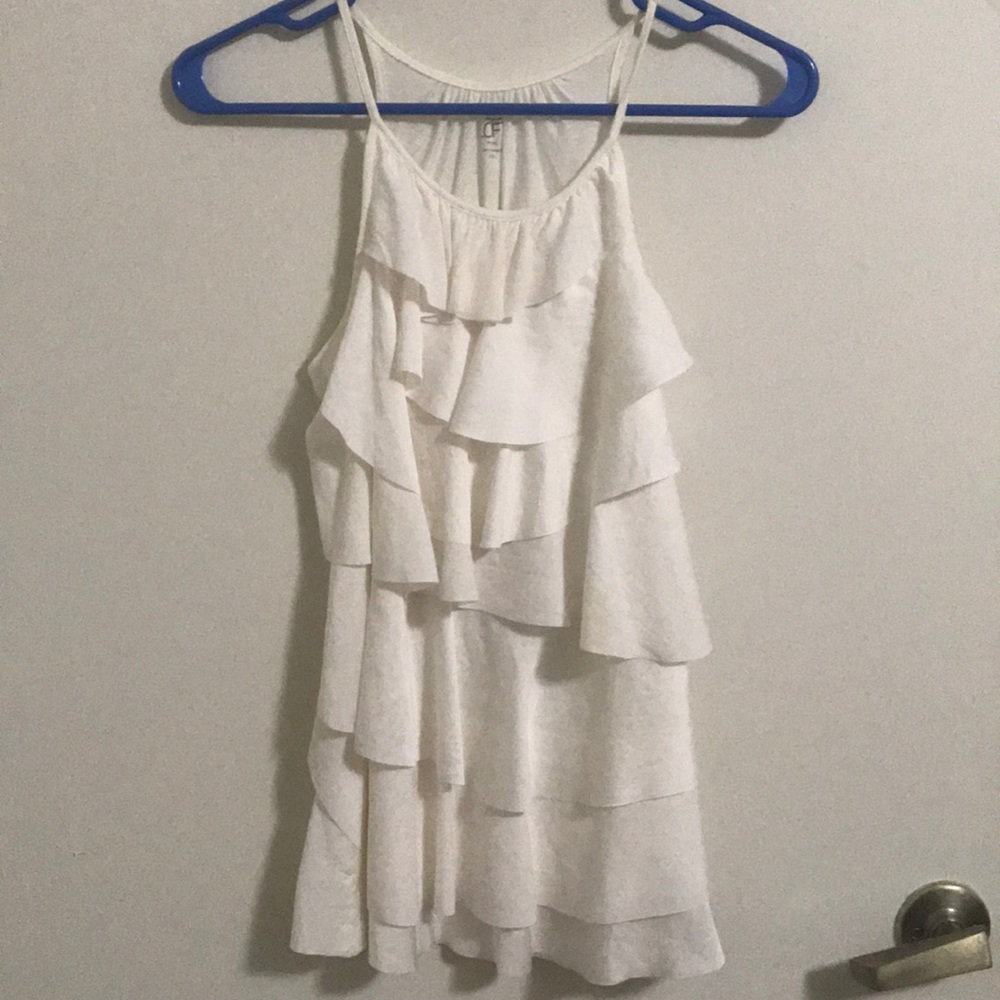 Loft xsp ruffled top